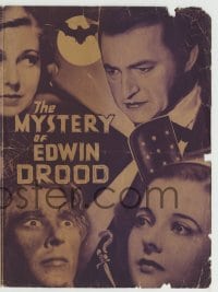 7d105 MYSTERY OF EDWIN DROOD herald 1934 Claude Rains, Charles Dickens' unfinished novel!