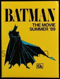 7d703 BATMAN presskit 1989 Tim Burton, Michael Keaton, includes cool Batman style kit!