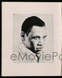 7d942 PAUL ROBESON English souvenir program book 1934 live with Lawrence Brown & the Lener Quartet!