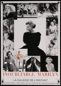 7f546 INOUBLIABLE MARILYN 24x33 French museum/art exhibition 2014 great collage of images of Monroe!