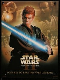 7f063 ATTACK OF THE CLONES 12x16 Singapore video poster 2002 Star Wars Episode II, Anakin Skywalker!