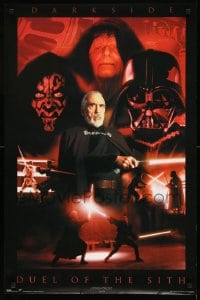 7f090 ATTACK OF THE CLONES 23x34 Canadian commercial poster 2002 Star Wars Episode II, the Sith!