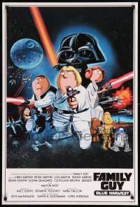 7f103 FAMILY GUY BLUE HARVEST 24x36 Canadian commercial poster 2007 Star Wars style C poster parody!