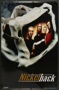 7f834 NICKELBACK 22x35 commercial poster 2000 great image of the Canadian rock band!
