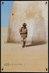 7f106 PHANTOM MENACE 24x36 commercial poster 1999 Episode I, Anakin w/Vader shadow!