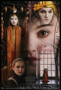 7f107 PHANTOM MENACE 24x36 commercial poster 1999 Episode I, images of Queen Padme Amidala!