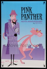 7f842 PINK PANTHER 24x36 Canadian commercial poster 2004 sneaking by inspector, art by Shag!