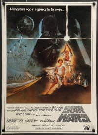 7f130 STAR WARS 20x28 commercial poster 1982 George Lucas classic, art by Tom Jung!