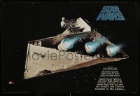 7f138 STAR WARS 24x36 commercial poster 1996 Lucas, great image of Star Destroyer!