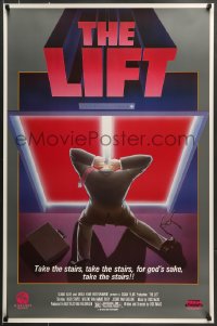 7f916 LIFT 27x41 video poster 1983 De Lift, for God's sake, take the stairs!