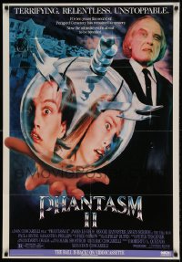 7f929 PHANTASM II 27x39 video poster 1988 Angus Scrimm, the terrifying killer ball is back!