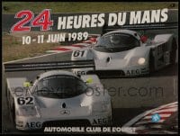 7f588 24 HEURES DU MANS 16x21 special 1989 57th Grand Prix of Endurance, no chicanes!