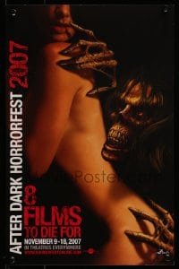 7f954 8 FILMS TO DIE FOR AFTER DARK HORROR FEST mini poster 2007 different art from the one sheet!
