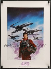 7f299 DAVE DORMAN signed & hand-numbered #649/1500 16x22 art print 1998 by artist, Wedge, Star Wars!