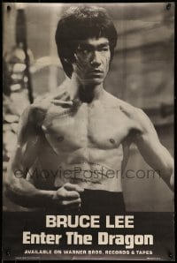 7f504 ENTER THE DRAGON 18x27 music poster 1973 Bruce Lee, soundtrack, film that made him a legend