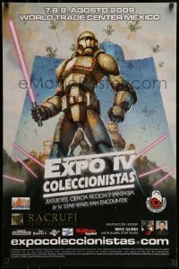 7f642 EXPO IV COLECCIONISTAS 22x32 special 2009 Cuis clone stormtroopers with lightsabers!