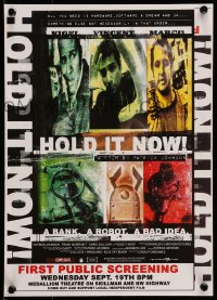 7f662 HOLD IT NOW 11x16 special 2001 Patrick Johnson, Frank McWright, and Chris Sullivan!