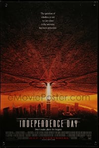 7f970 INDEPENDENCE DAY mini poster 1996 Will Smith, Bill Pullman, Jeff Goldblum, sci-fi!