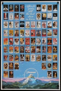7f714 PARAMOUNT 75th ANNIVERSARY 24x36 special 1987 great scenes from their best movies!