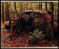 7f716 PONTIAC 20x24 special 2000s cool image of rusted, broken vehicle!