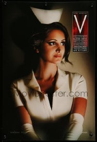 7f978 SAW V mini poster 2008 Tobin Bell, Halloween blood drive, great image of sexy nurse!