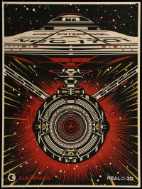 7f729 STAR TREK BEYOND 18x24 special 2016 Starship Enterprise by Jeffrey Everett, Cinemark RealD 3D
