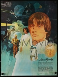 7f179 STAR WARS 4 18x24 specials 1977 George Lucas classic sci-fi epic, Nichols, Coca-Cola, full set