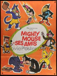 7g886 MIGHTY MOUSE ET SES AMIS French 1p 1970s great cartoon art of Paul Terry's best creations!