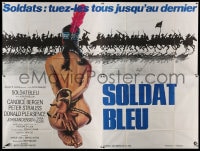 7g639 SOLDIER BLUE French 4p 1971 different Tourman art of naked & bound Native American woman!