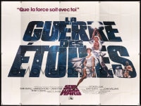 7g628 STAR WARS French 8p 1977 George Lucas classic sci-fi epic, great art by Ferracci & Tom Jung!