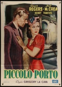 7g553 PRIMROSE PATH Italian 1p 1949 great different Manno artwork of Ginger Rogers & Joel McCrea!