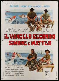7g353 IL VANGELO SECONDO SIMONE E MATTEO Italian 2p 1976 Enzo Sciotti art of Paul Smith & Coby!