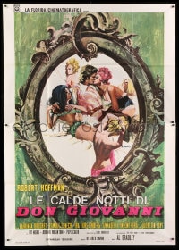 7g376 NIGHTS & LOVES OF DON JUAN Italian 2p 1971 art of Robert Hoffman & sexy girls by P. Franco!