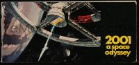 7g022 2001: A SPACE ODYSSEY 7x16 souvenir program book 1968 Kubrick, McCall space wheel art + photos