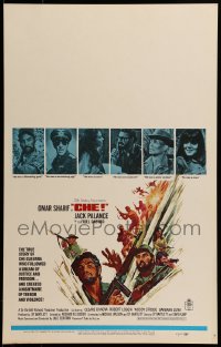 7g184 CHE WC 1969 Jack Thurston art of Omar Sharif as Guevara, Jack Palance as Fidel Castro!