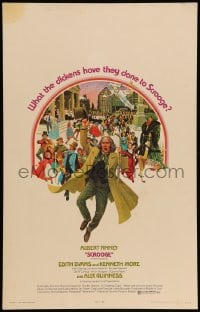 7g268 SCROOGE WC 1970 Albert Finney as Ebenezer Scrooge, classic Charles Dickens story!