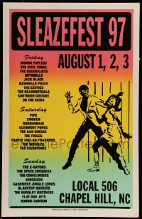 7g275 SLEAZEFEST 97 Benton WC 1997 Jack Black, Mondo Topless, music, go-go dancing & strippers!