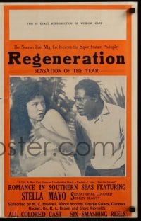 7g037 REGENERATION pressbook 1923 South Seas all-colored romance, 2 different full size WC images!