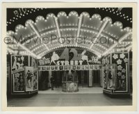7h163 42nd STREET candid 8.25x10 still 1933 theater front with movie posters & displays, rare!