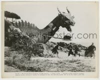 7h164 7th VOYAGE OF SINBAD 8x10.25 still 1958 Harryhausen, cool special effects scene with dragon!