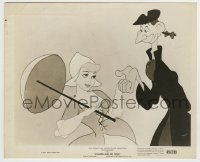 7h171 ADVENTURES OF ICHABOD & MISTER TOAD 8x10 still 1949 Disney cartoon, Ichabod & pretty girl!