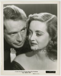 7h183 ALL ABOUT EVE 8.25x10 still 1950 super close up of Gary Merrill staring at Bette Davis!