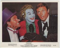7h017 BATMAN color 8x10 still 1966 Meredith as Penguin, Romero as Joker & Adam West as Bruce Wayne!