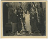 7h219 BELOVED ROGUE deluxe candid 8x10 still 1927 director, Conrad Veidt, Barrymore & Marceline Day