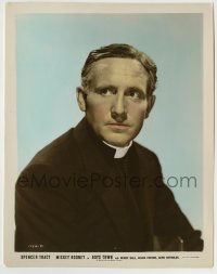 7h024 BOYS TOWN color-glos 8x10 still 1938 best portrait of Spencer Tracy as Father Flanagan!