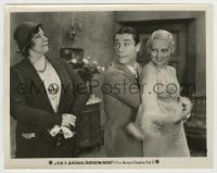 7h260 BROADMINDED 8x10 still 1931 Grayce Hampton disapproves of Joe E. Brown hugging Thelma Todd!