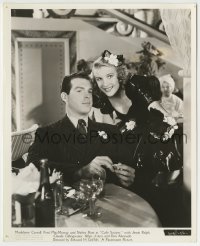 7h275 CAFE SOCIETY 8x10 still 1939 great close up of sexy Shirley Ross & Fred MacMurray at nightclub