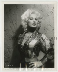 7h310 COLLEGE CONFIDENTIAL 8x10 still 1960 sexy Mamie Van Doren is a modern-day screen siren!