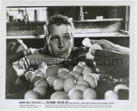 7h316 COOL HAND LUKE 8.25x10 still 1967 best close up of Paul Newman in classic egg eating scene!