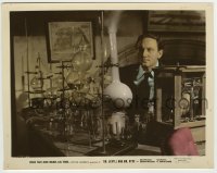 7h040 DR. JEKYLL & MR. HYDE color-glos 8x10 still 1941 Spencer Tracy working in his laboratory!